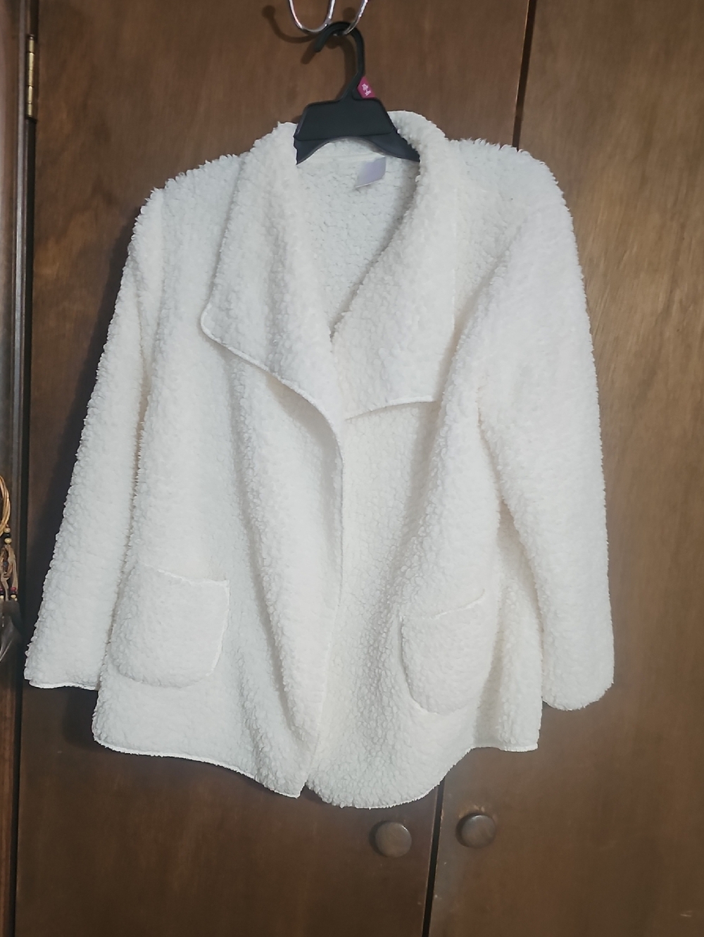 Secret Treasures Cozy Plush Open-Front Women's Sleep Jacket